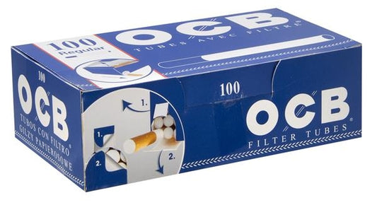 OCB Blau Filterhülsen Regular (5x100)