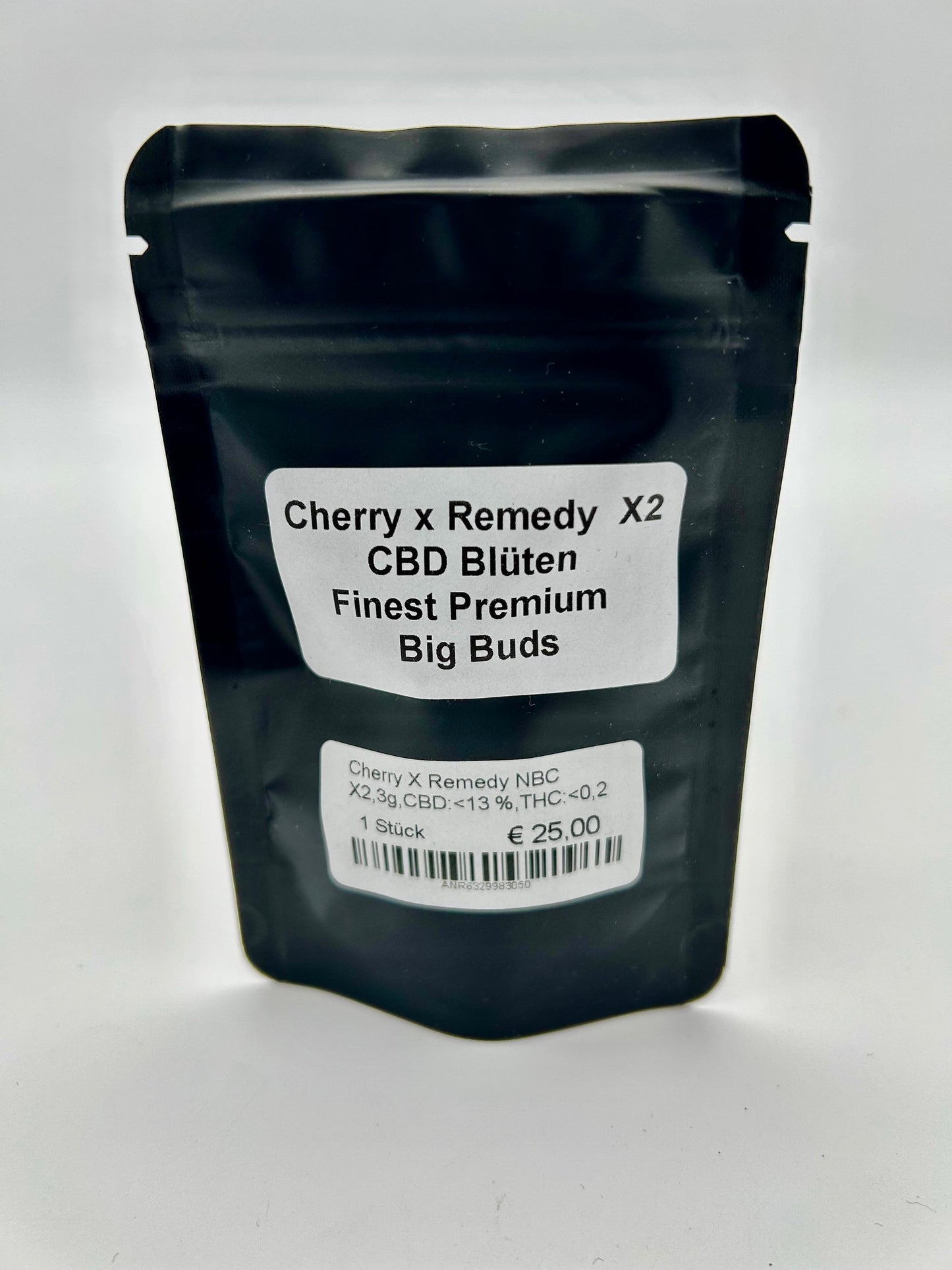 Cherry X Remedy NBC X2,3g,CBD:<13 %,THC:<0,2 % Hybrid, Indica-dominant