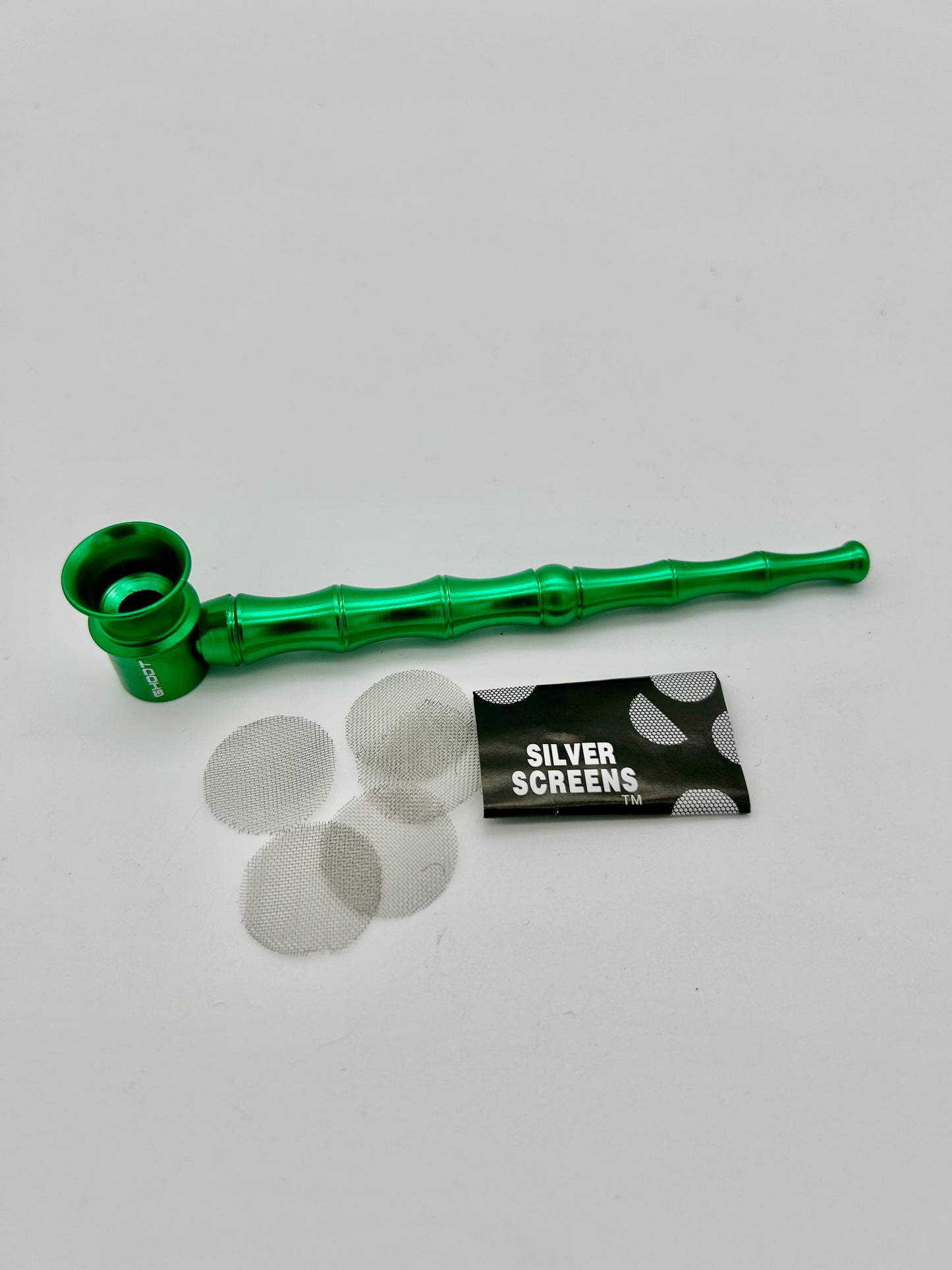 GHODT Bamboo Alu Pipe Green L:13cm