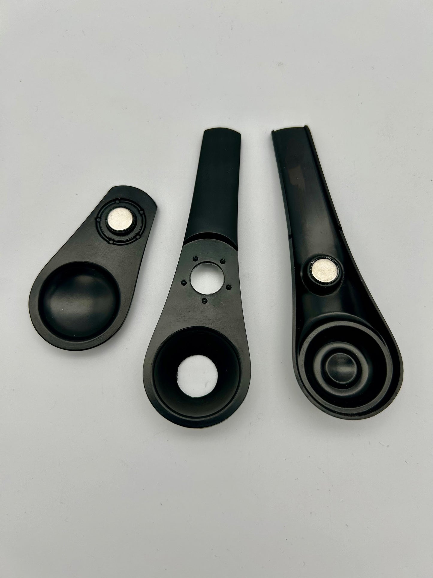 GHODT Spoon Pipe Schwarz L:10cm