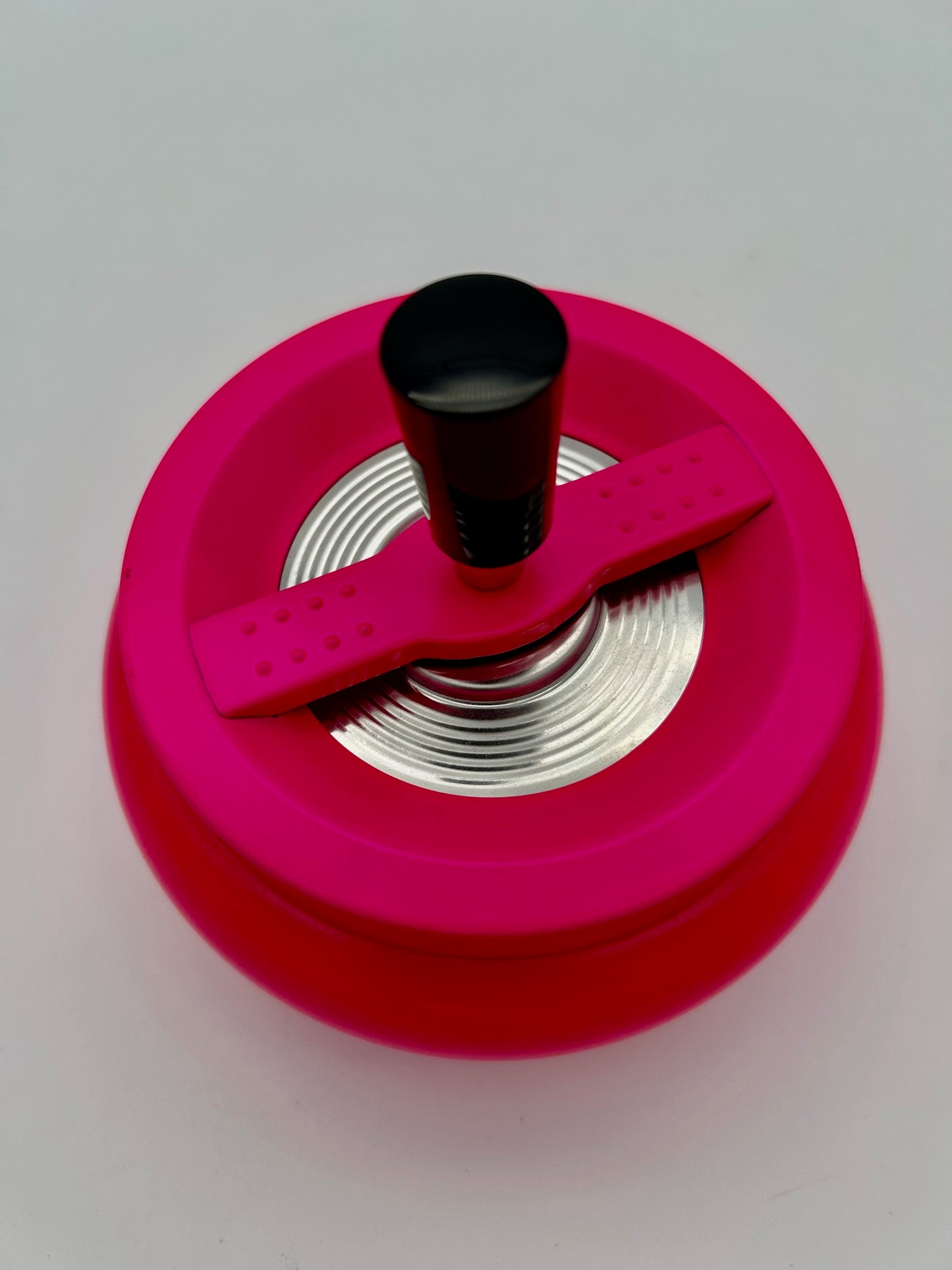 Drehaschenbecher Metall "NEON PINK"  ø ca. 13cm