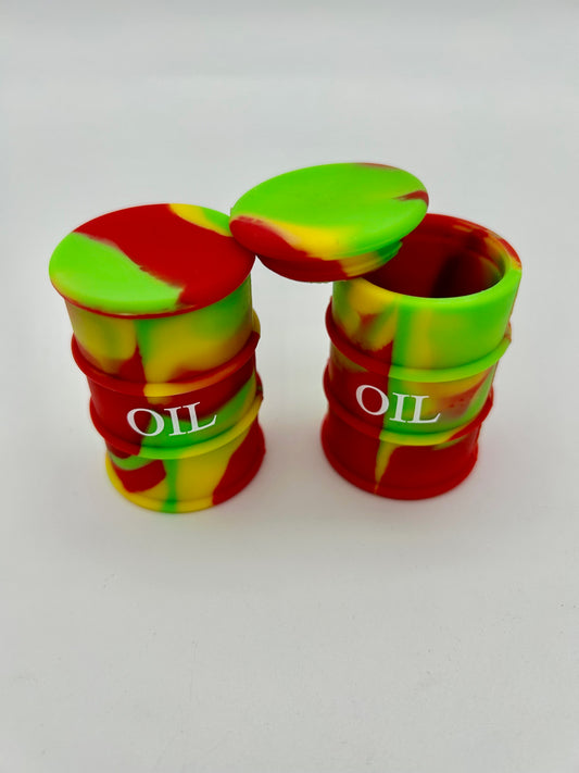 'Ölfass' Dose aus Silikon 26ml