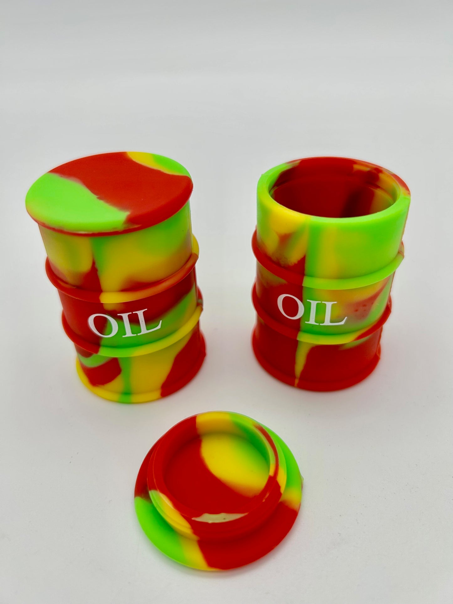 'Ölfass' Dose aus Silikon 26ml