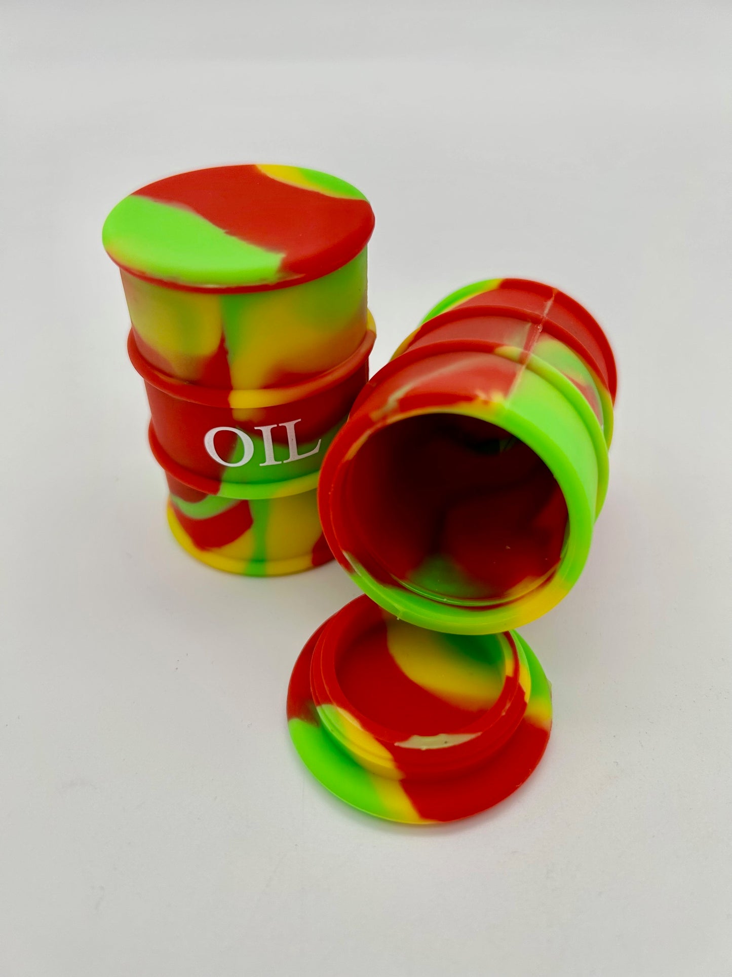 'Ölfass' Dose aus Silikon 26ml