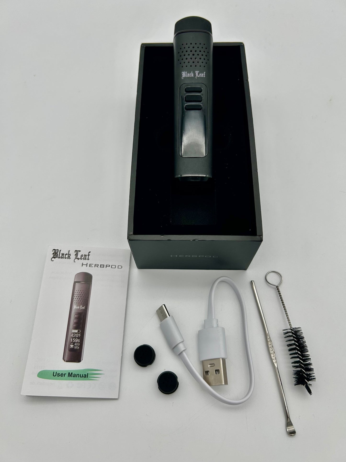 Black Leaf HERBPOD Vaporizer schwarz Temperaturbereich 149-224°C