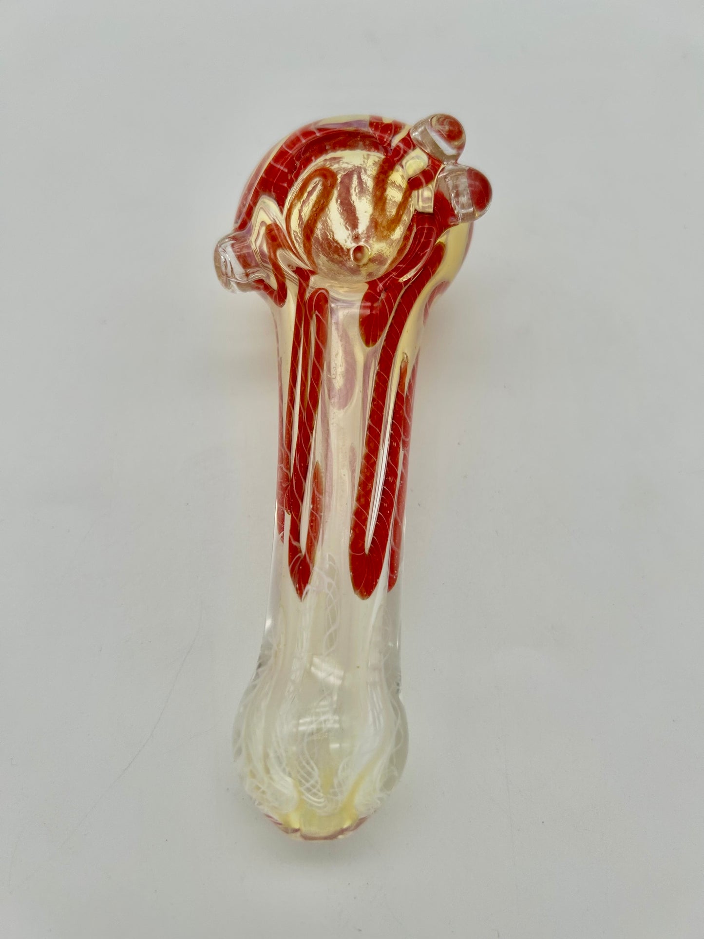 Coloured Glass Pipe 11cm lang