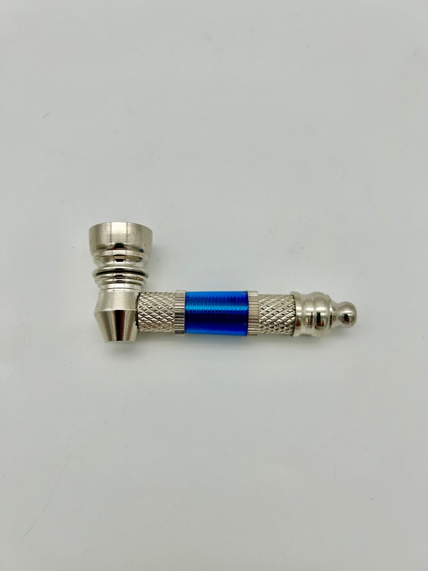 Schraubpfeife, Metall und Kunststoff,7,5cm lang