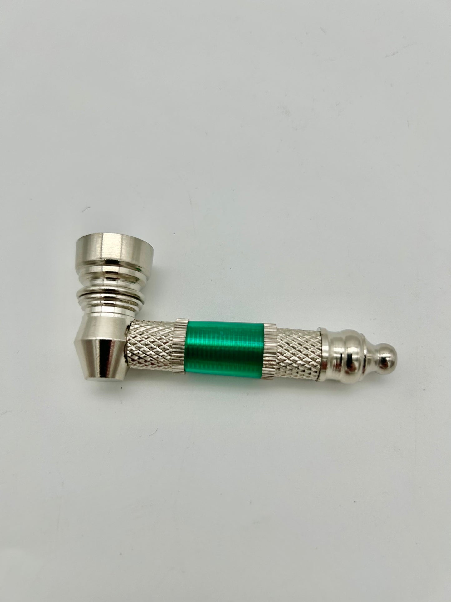 Schraubpfeife, Metall und Kunststoff,7,5cm lang