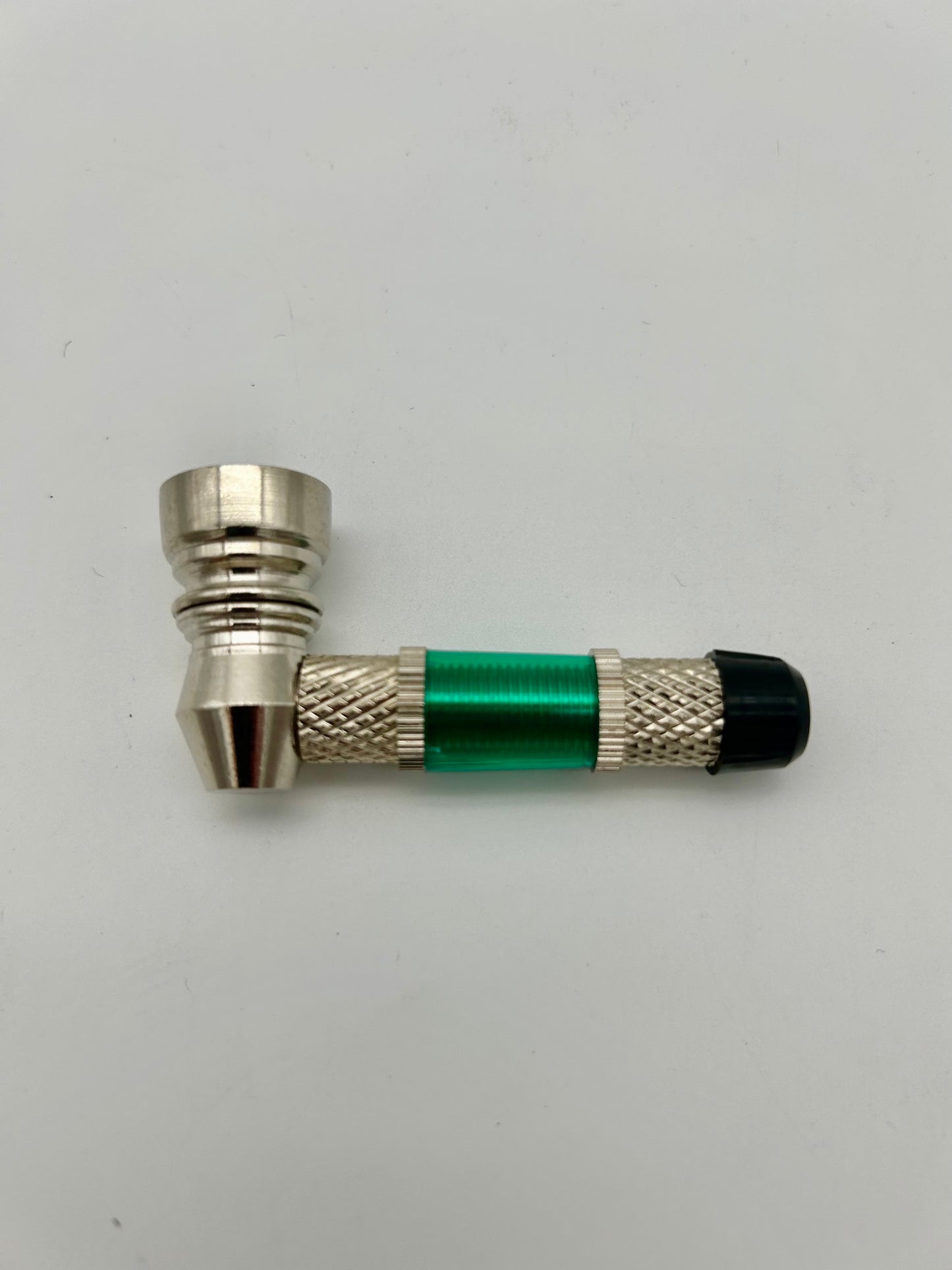 Schraubpfeife, Metall und Kunststoff, 6,5cm lang
