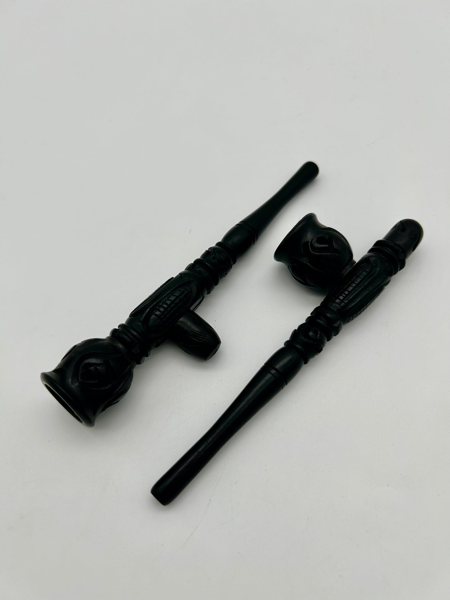Holz-Variations-pfeife /-shillum 13cm lang