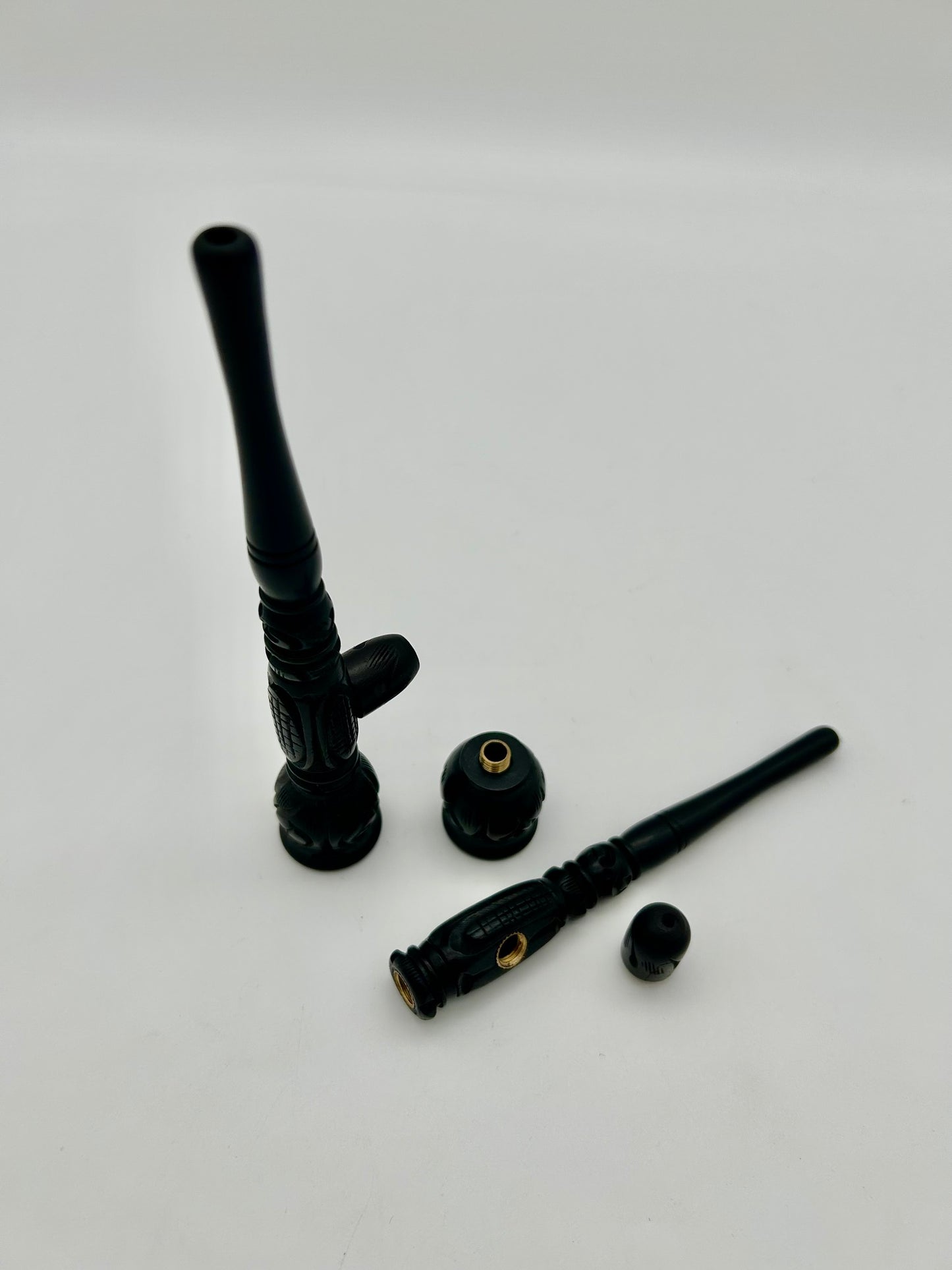 Holz-Variations-pfeife /-shillum 13cm lang
