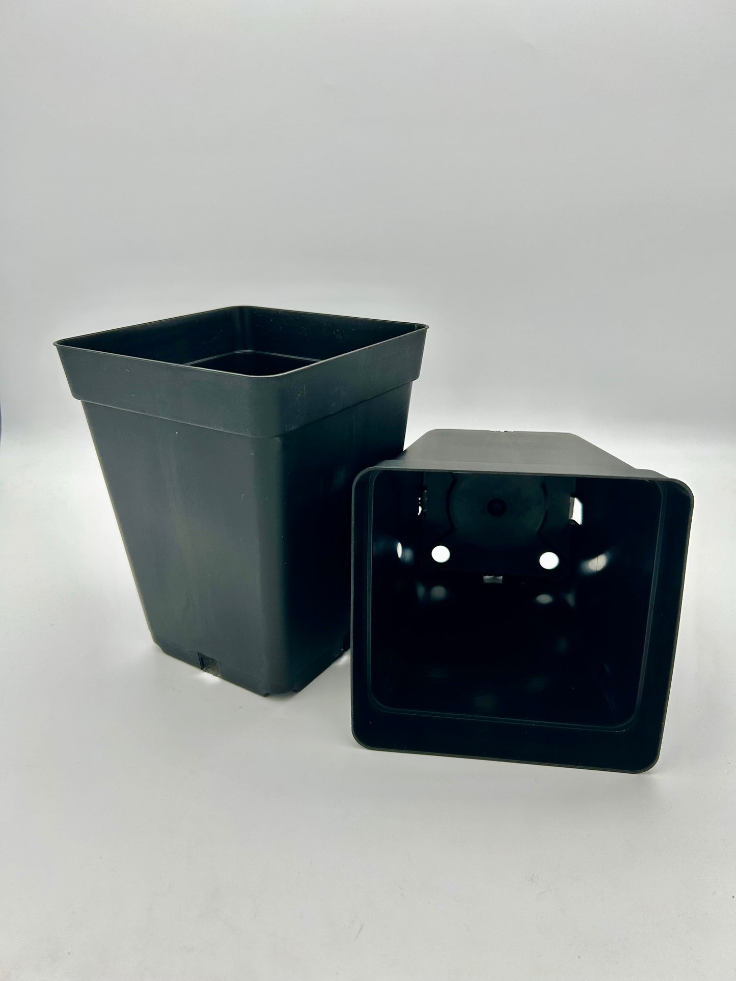 TEKU Topf, viereckig, 3,5 L, schwarz, 15 x 15 x 20 cm