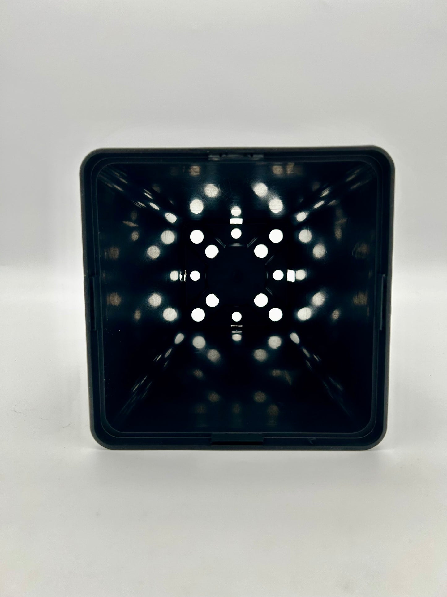 Topf, viereckig, 4 L, schwarz, 16 x 16 x 23,5 cm