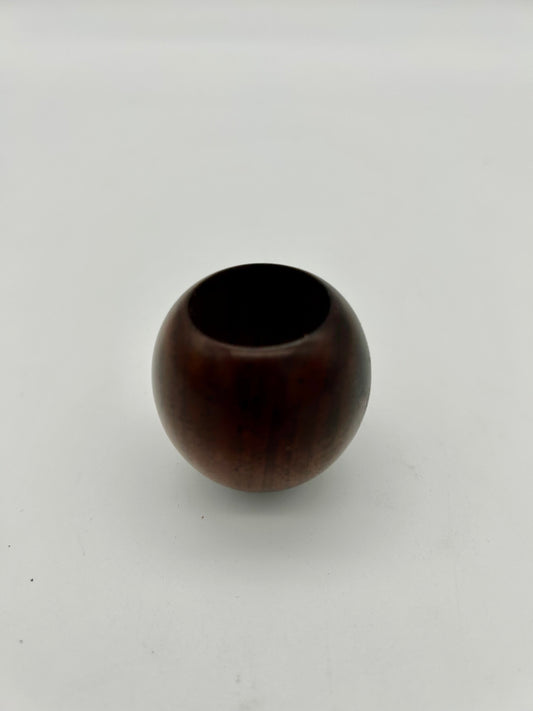 Rosenholz Kopf rund glatt, H: 41mm, Ø 41mm