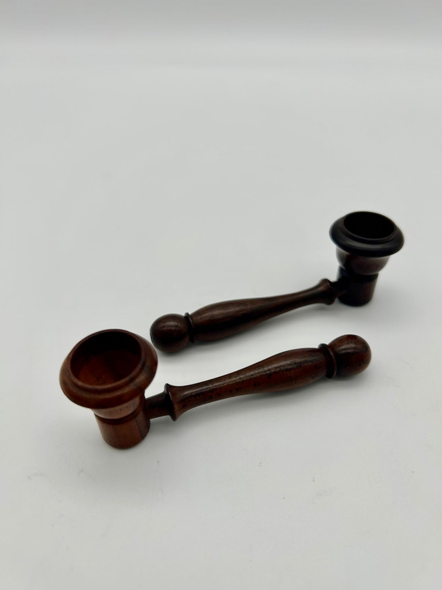 Rosenholz Pfeife, 9cm, Shroom Bowl, poliert