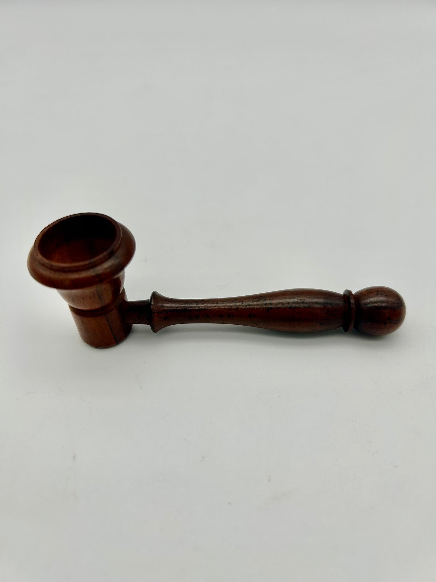 Rosenholz Pfeife, 9cm, Shroom Bowl, poliert