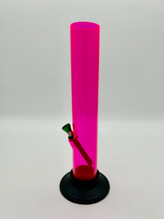 Acryl-Zylinder-30cm, 50mm Ø, Neon Pink