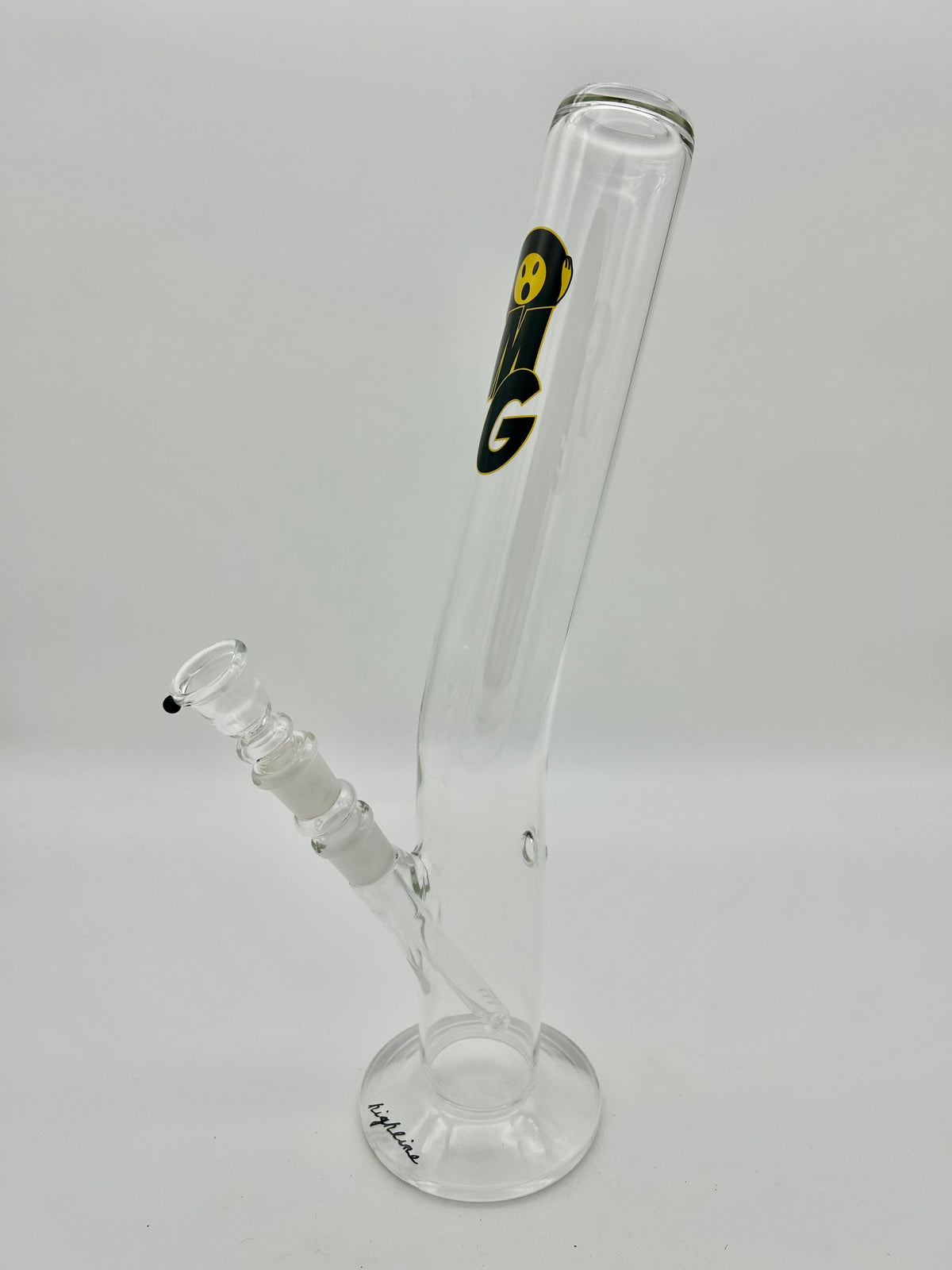 BDM-10 Highline Glasbong OMG mit Knick im Rohr NS18,8, Ø50mm, Höhe:44cm