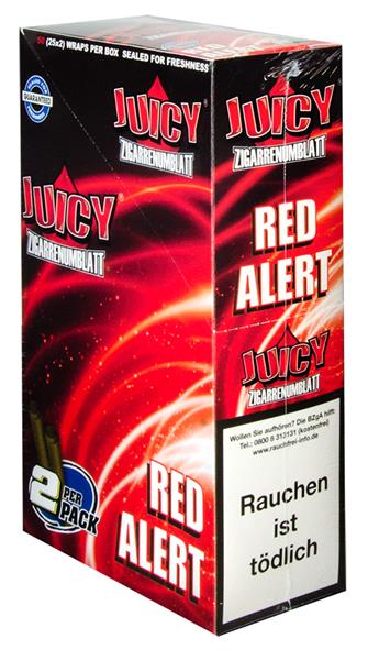 Juicy Double Wraps Blunts, RED ALERT -  Zigarrenumblatt