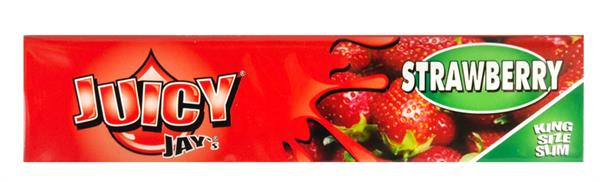 Juicy Jays  Strawberry King Size Slim aromat. Papier