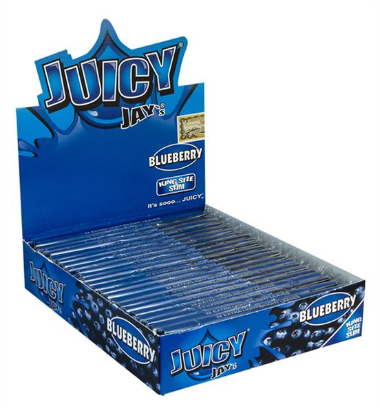 Juicy Jays  Blueberry King Size Slim aromat. Papier