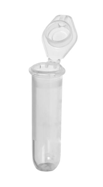 100 St. - 2ml Reaktionsgefäß "Safe Fit" mit Deckel  transparent