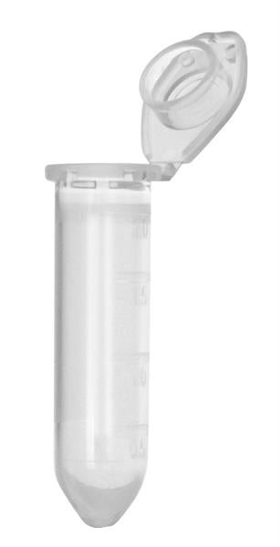 10St.- 2ml Reaktionsgefäß mit Deckel, transparent