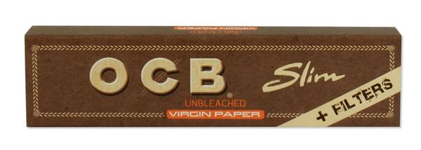 'OCB' 'Virgin' Papers KS Slim Ultra Thin + Tips