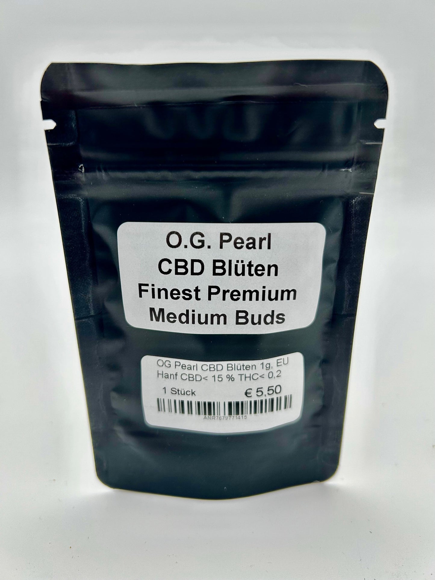 OG Pearl CBD Blüten 1g, EU Hanf CBD< 15 %  THC< 0,2 % zur Verwendung Wissenschaftlichen Zwecken