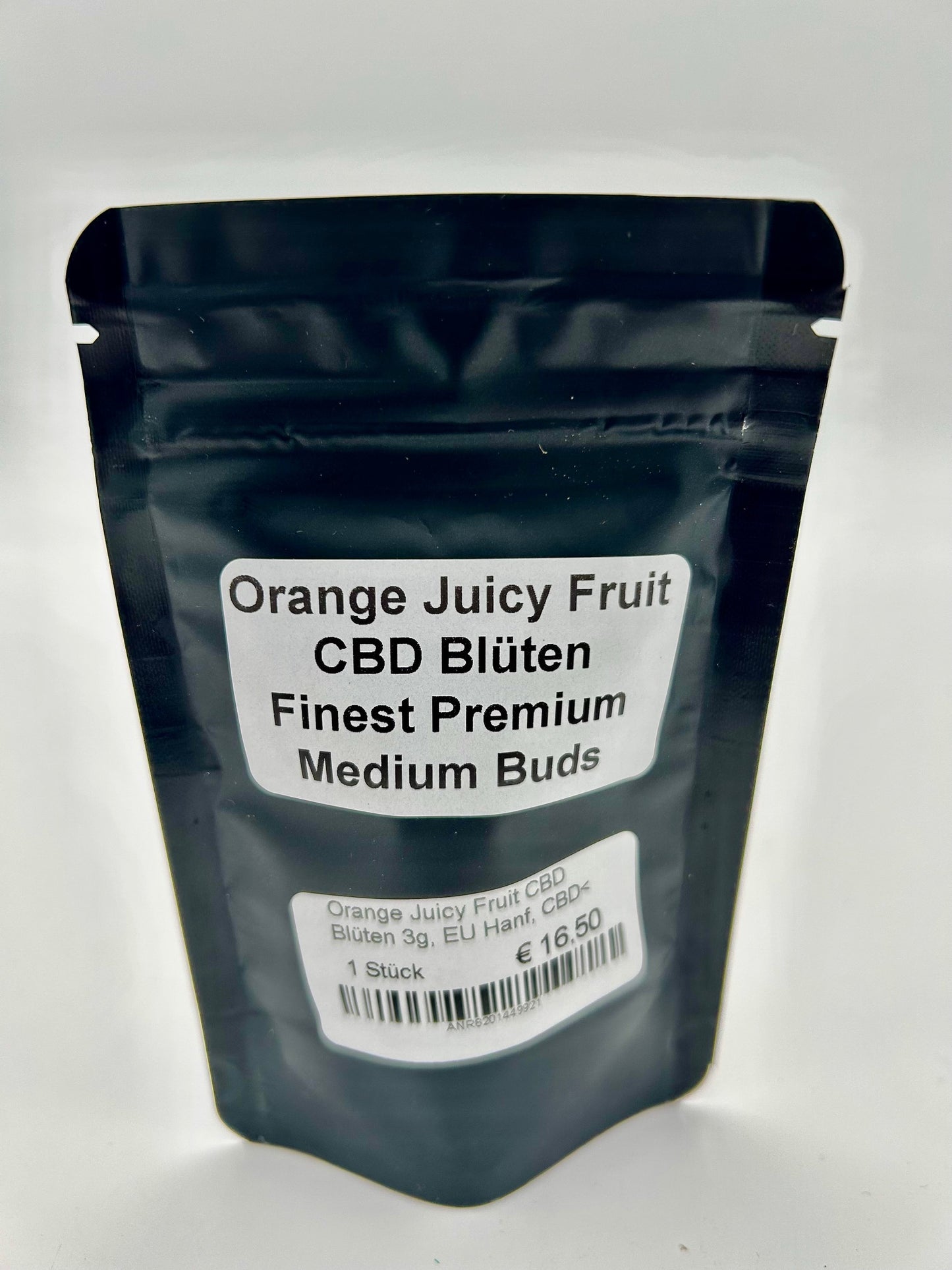 Orange Juicy Fruit CBD Blüten 3g, EU Hanf, CBD< 15 %,THC< 0,2 %