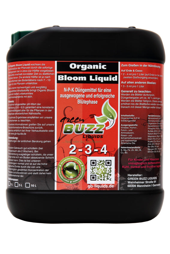 GBL Organic Bloom Liquid - 5 Liter