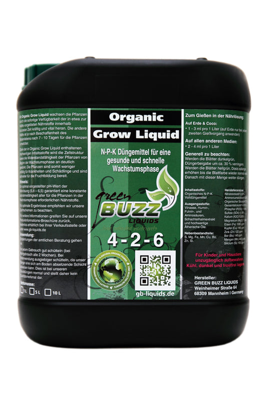 GBL Organic Grow Liquid 5 Liter N 4 - P 2 - K 6