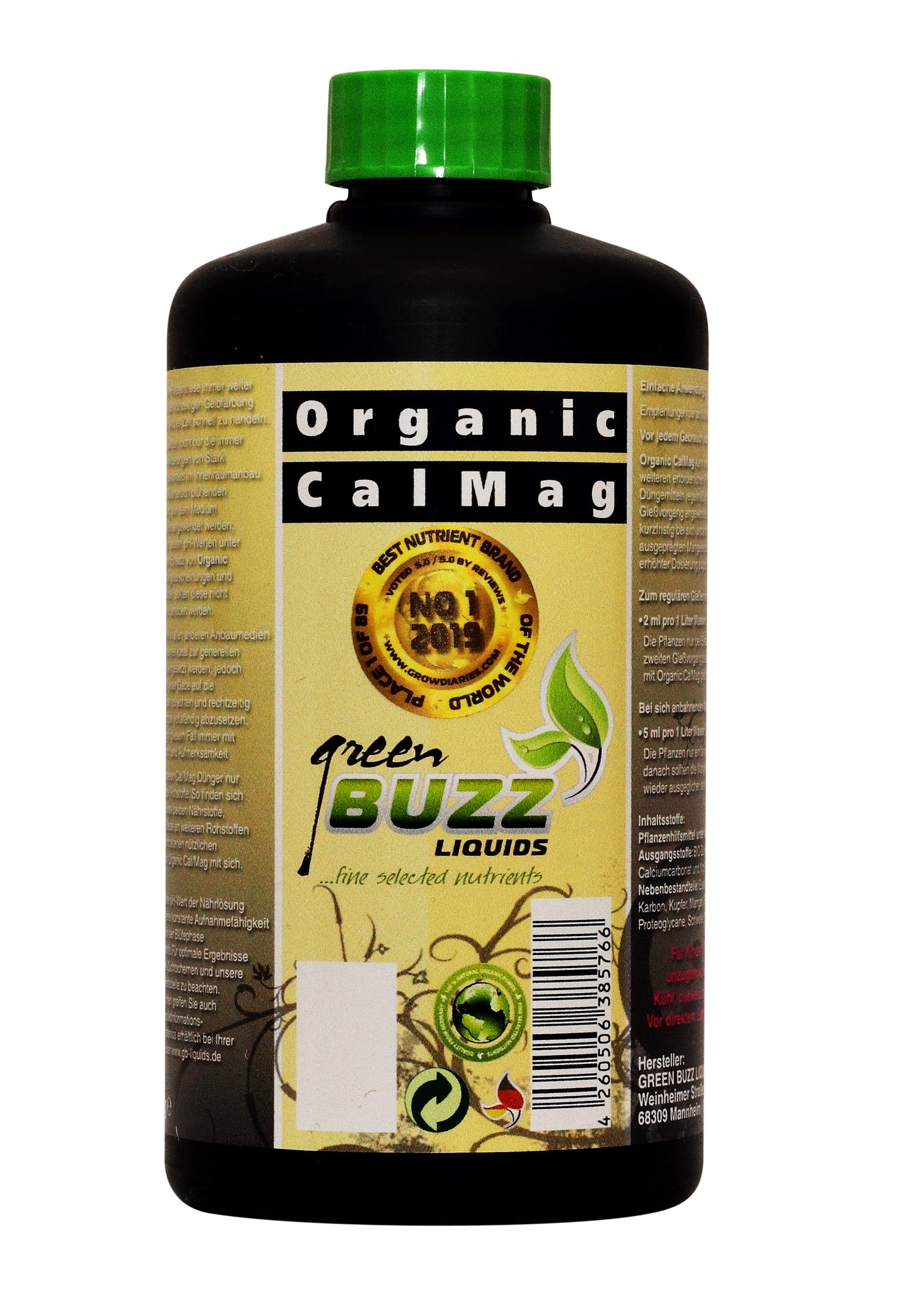 GBL Organic CalMag 500ml Calcium-Magnesium Booste
