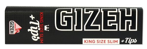Gizeh Black King Size Slim Tips