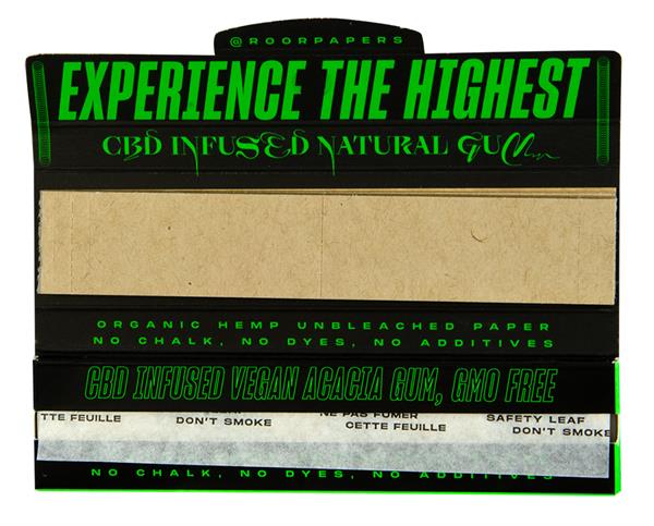 OCB - ROOR Organic Hemp Papers-Tips KSS CBD Natural Gum
