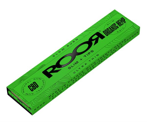 OCB - ROOR Organic Hemp Papers-Tips KSS CBD Natural Gum