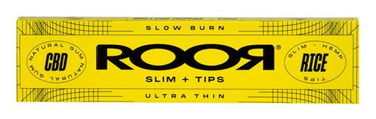 OCB - ROOR Rice King Size Slim + Tips KSS mit CBD