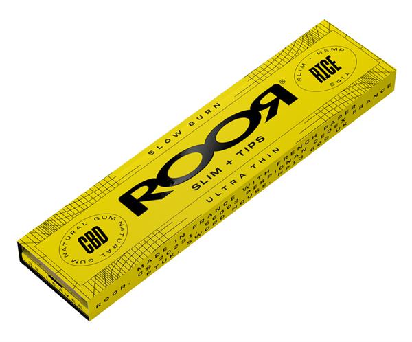 OCB - ROOR Rice King Size Slim + Tips KSS mit CBD