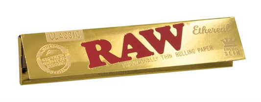 RAW Ethereal (Gold) King Size Slim Papier 32 Blatt