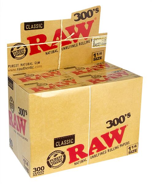 RAW Classic 300 LEAVES 1 1/4 size Zigarettenpapier