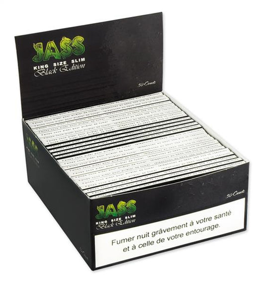 JASS King Size Slim BLACK EDITION Papier