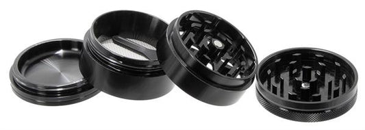 "RAW Hammercraft x" Alu Grinder, 4-part, ø 55mm, M, schwarz