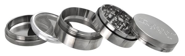 RAW Stainless Steel, Edelstahl Grinder 4-Teilig, ø 60mm