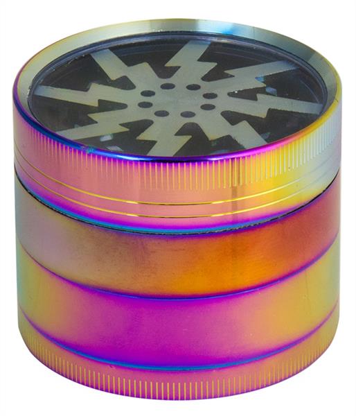 Rainbow - Window CNC Aluminium Grinder 60mm 4-teilig