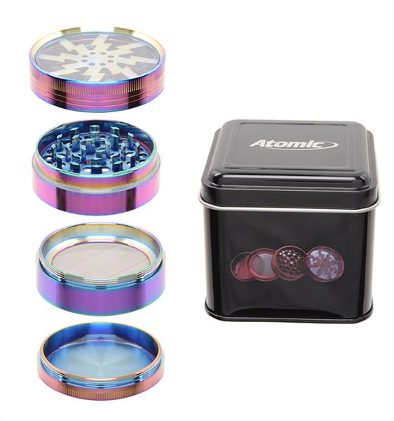 Rainbow - Window CNC Aluminium Grinder 60mm 4-teilig