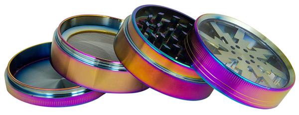 Rainbow - Window CNC Aluminium Grinder 60mm 4-teilig