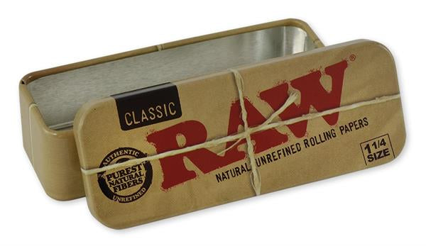 RAW - 1 1/4 Paper, Tin - Metall Dose