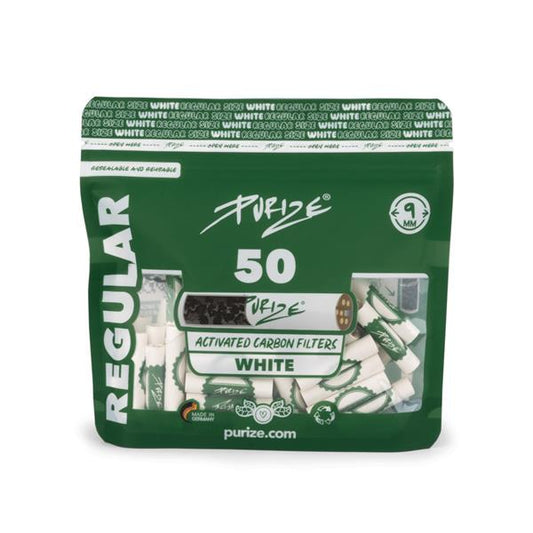 PURIZE Akf. Weiss ø 9mm, 50er Packung