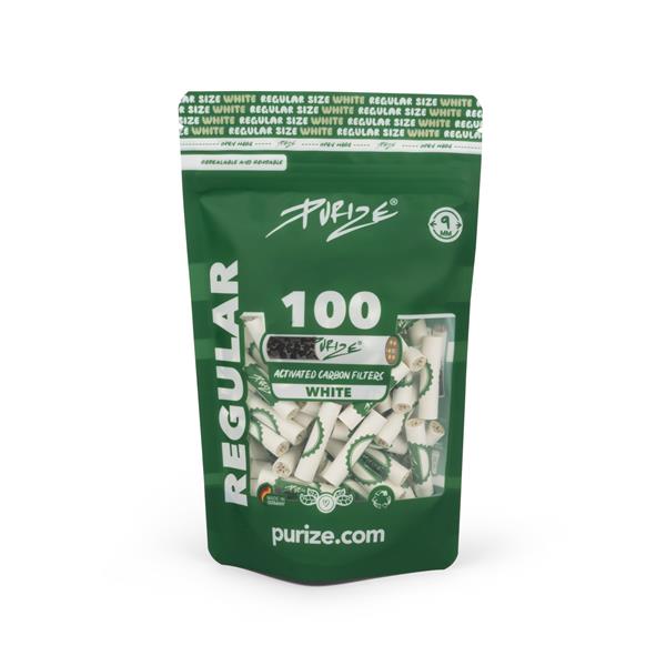 PURIZE Akf. Weiss ø 9mm, 100er Packung Regular