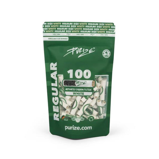 PURIZE Akf. Weiss ø 9mm, 100er Packung Regular